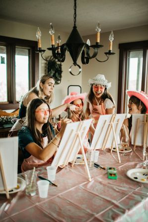 Cowboys and Canvases- Paint & Sip with Live Male Model Hosts image 20