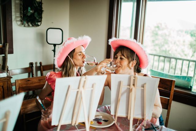 Cowboys and Canvases- Paint & Sip with Live Male Model Hosts image 4