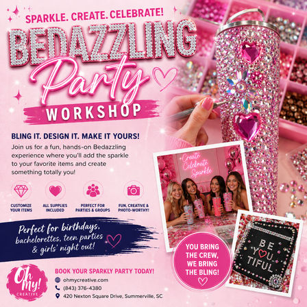 Bedazzle Party Workshop- Bachelorette Bling Bar WARNING: Things are about to get extra image 1