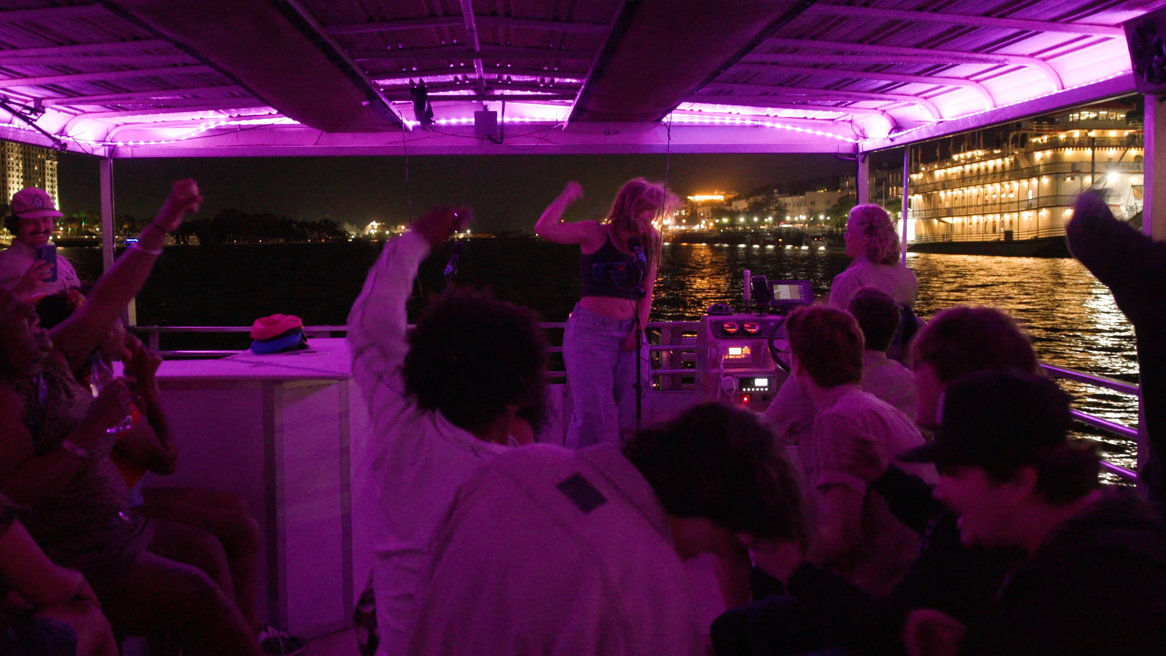 River Street Karaoke Cruise at Night! image 1