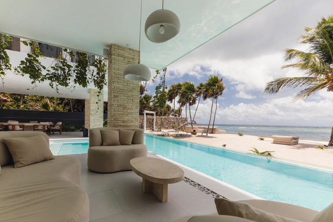 Studio 54: Glam Beachfront Villa with 2 Pools, Cinema, Gym + Private Chef image 7