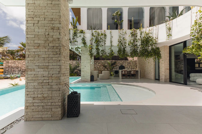 Studio 54: Glam Beachfront Villa with 2 Pools, Cinema, Gym + Private Chef image 15