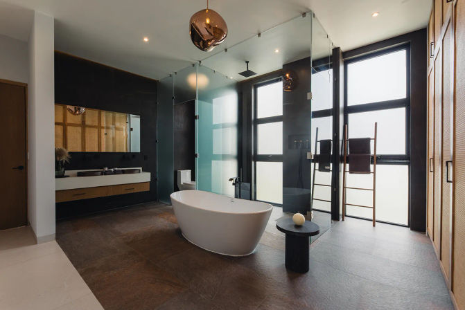 Studio 54: Glam Beachfront Villa with 2 Pools, Cinema, Gym + Private Chef image 54