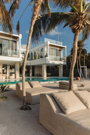 Studio 54: Glam Beachfront Villa with 2 Pools, Cinema, Gym + Private Chef image 12