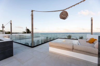 Studio 54: Glam Beachfront Villa with 2 Pools, Cinema, Gym + Private Chef image 21