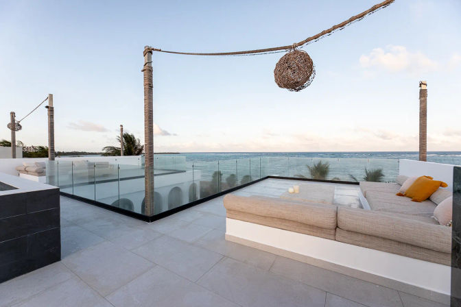 Studio 54: Glam Beachfront Villa with 2 Pools, Cinema, Gym + Private Chef image 21