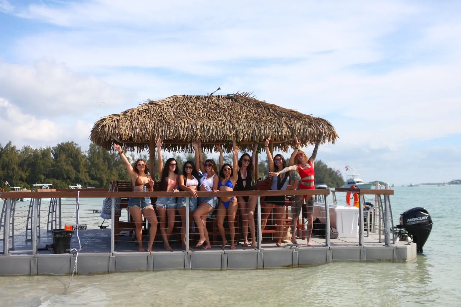 North Sarasota Private Tiki Boat Cruise (Up to 26 Passengers) image 3