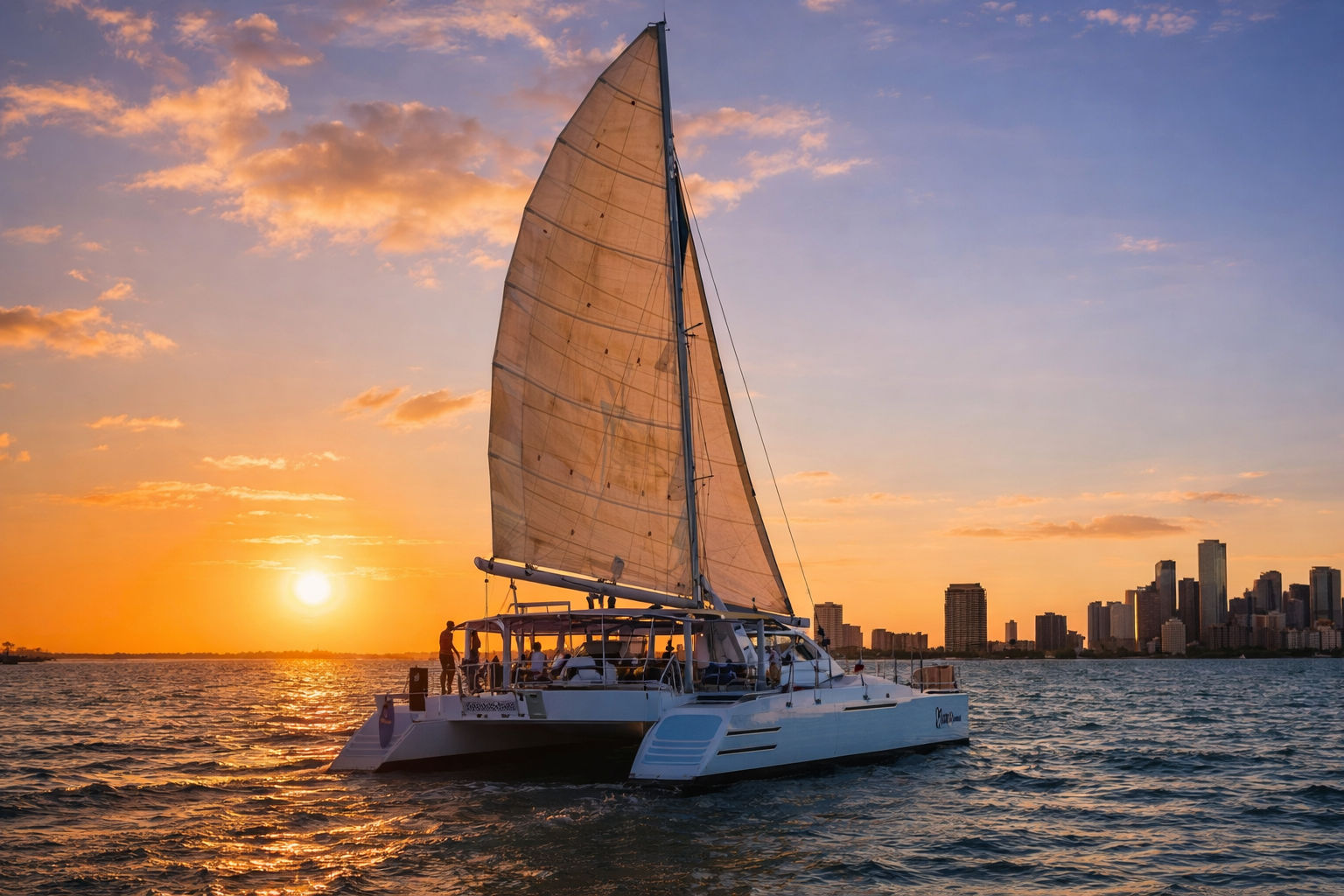 Sunset Sailing Cruise with Open Bar image 1