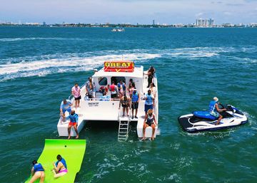 Private Catamaran & Jet Skis up to 30 guests Miami Bachelorette & Birthday Party image 12