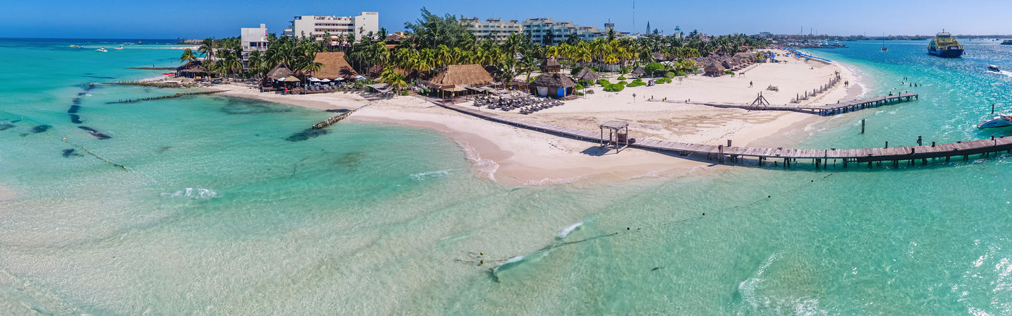 Isla Mujeres Cruise with Beach Club, Snorkel + Open Bar image 1