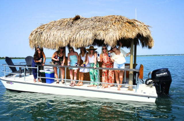 Private Sunset Tiki Boat Tour of the Margate, NJ Bays image 3