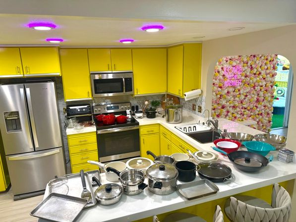 Pink Luxe Spa Retreat: TikTok House with Slide, Jacuzzi, & Stargazing Dome image 56