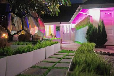 Pink Luxe Spa Retreat: TikTok House with Slide, Jacuzzi, & Stargazing Dome image 41