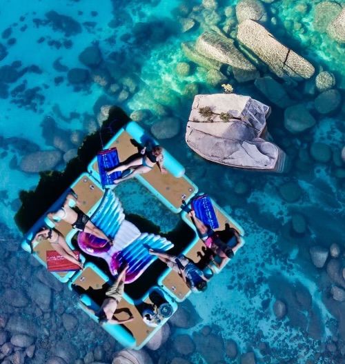 Lake Tahoe Floats offers a VIP experience on one of the world's purest lakes using our premium floating docks and party floats. Get your float on! image 4