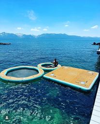 Lake Tahoe Floats offers a VIP experience on one of the world's purest lakes using our premium floating docks and party floats. Get your float on! image 2