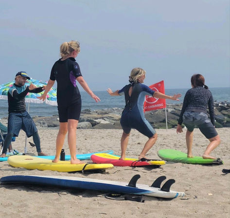 Group Surfing Class with Surfs Up NY image 1