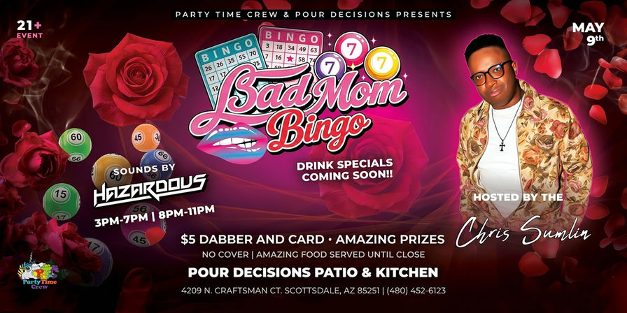 Bad Mom Bingo at Pour Decisions image 1