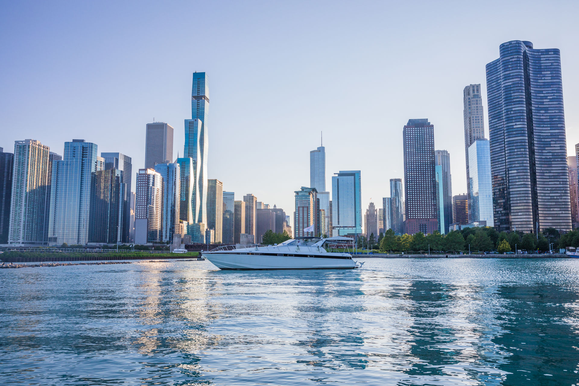 Luxury 62' Yacht Charter I Chicago Lakefront & River Cruises I Up to 12 Guests image 1