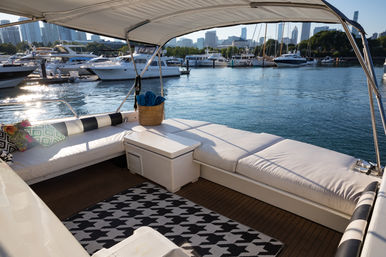Luxury 62' Yacht Charter I Chicago Lakefront & River Cruises I Up to 12 Guests image 5