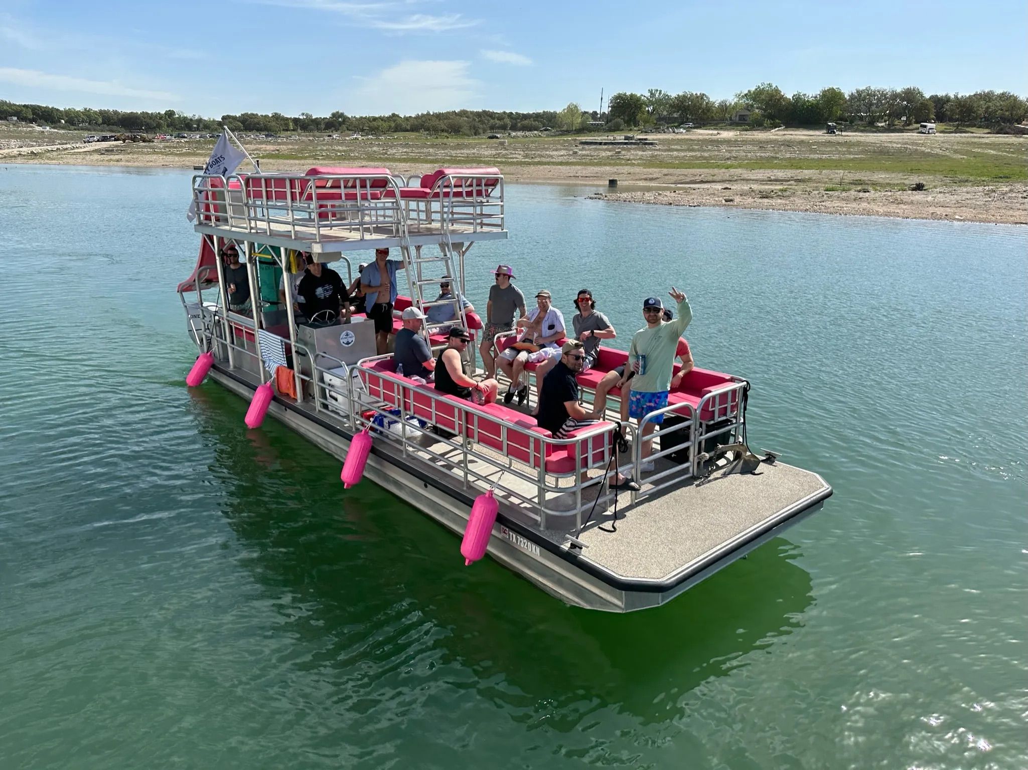 22 Passenger Double Decker with Dual Slides and Sun Beds (Blue or Pink Options) image 4