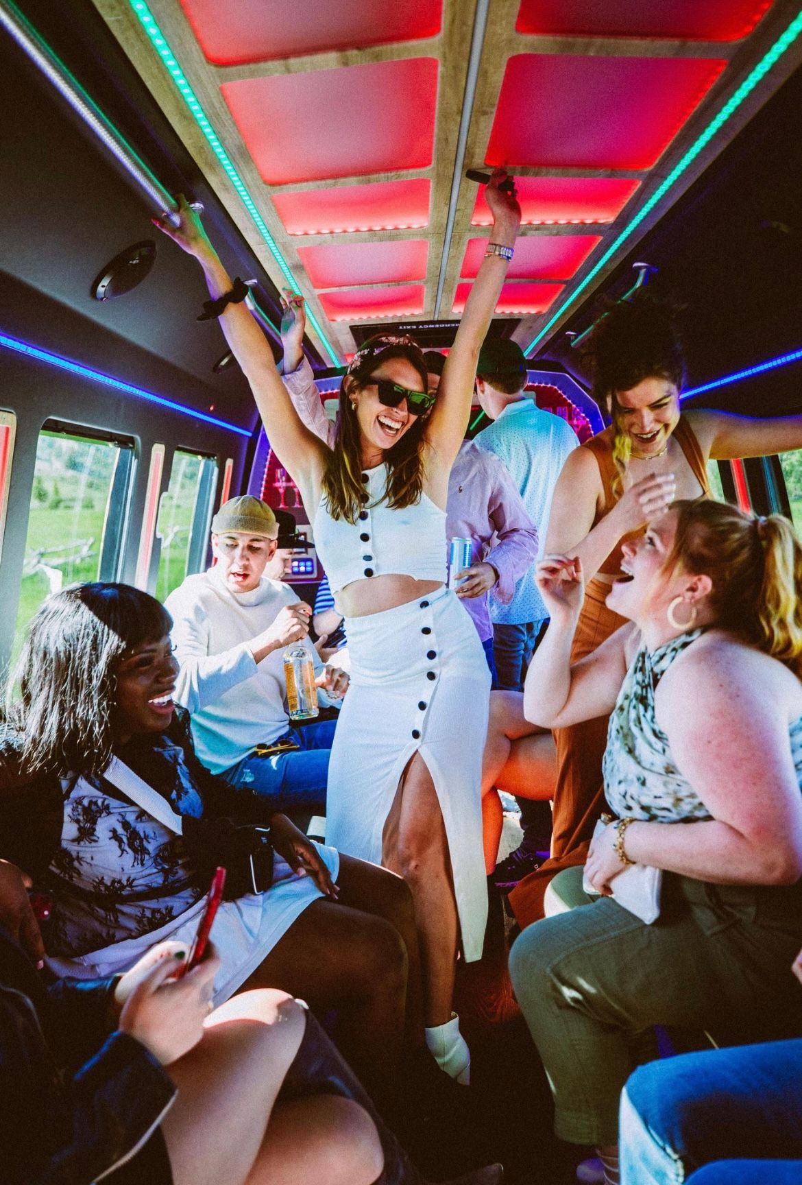 Party on Wheels Through Miami: Luxury BYOB Bus with Up to 26 Guests image 1