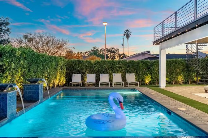 Casa Privada: Minimalist Desert Luxury with Rooftop + Pool + Fire Pit image 51