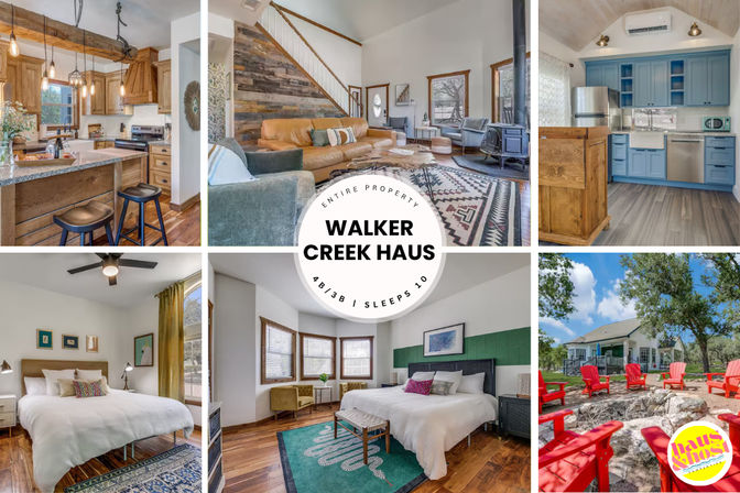 Walker Creek Ranch: 5-Acre Hill Country Stay, Sleeps 10 image 1