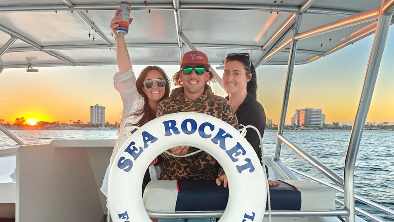 Fort Lauderdale Sunset Cruise with Sea Rocket: Toast to Golden Hour on the Water image 1