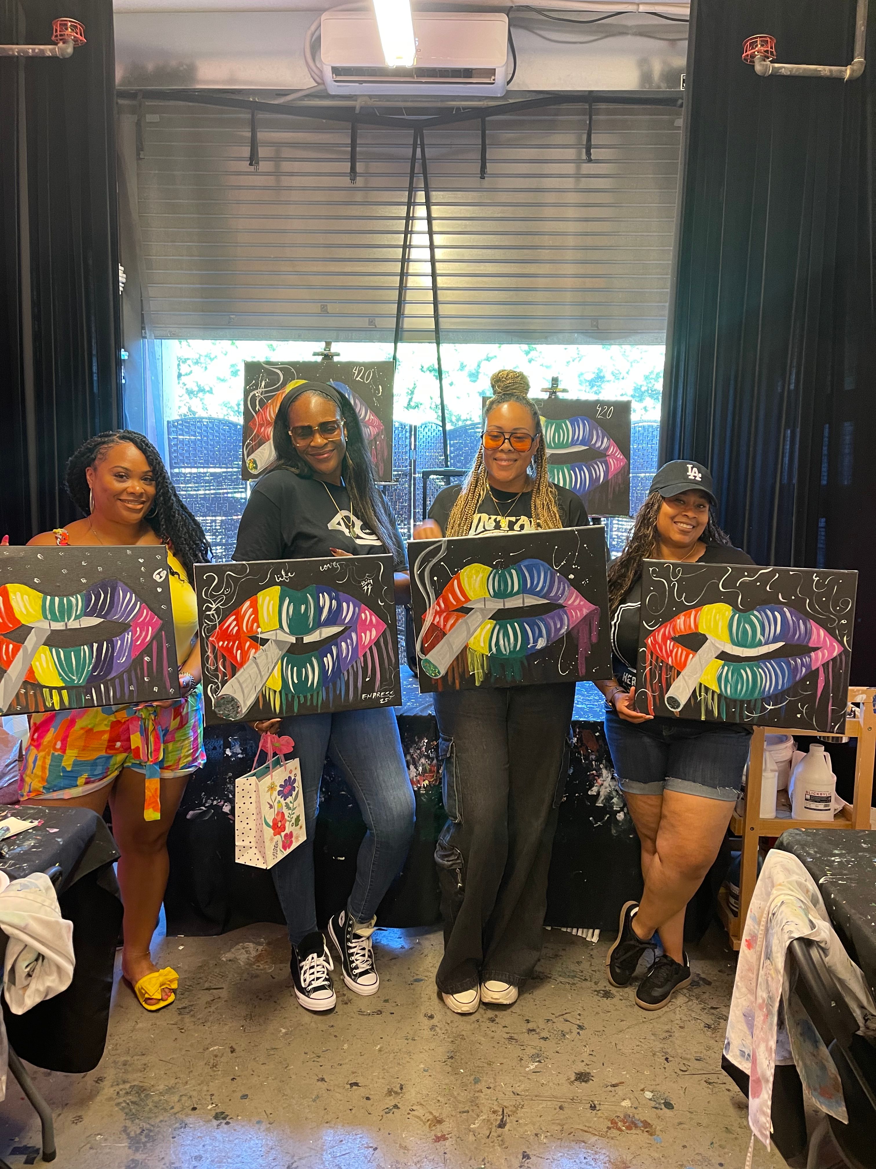 Blaze & Brush LA: Private Paint & Puff Experience image 1