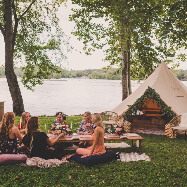 Luxury Glamping Tent Setup and Boho Dinner Parties in Nashville image 4