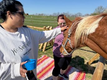 Horse Yoga on the Farm at Nashville Horse and Goat Yoga image 18