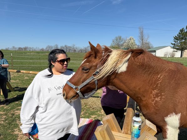 Horse Yoga on the Farm at Nashville Horse and Goat Yoga image 19