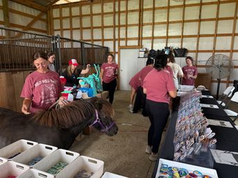 Goat Yoga Group Class on the Farm at Nashville Horse and Goat Yoga + Hat Bar Add-On image 93
