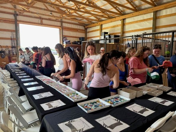 Goat Yoga Group Class on the Farm at Nashville Horse and Goat Yoga + Hat Bar Add-On image 73