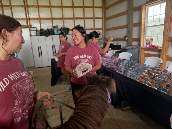 Goat Yoga Group Class on the Farm at Nashville Horse and Goat Yoga + Hat Bar Add-On image 94
