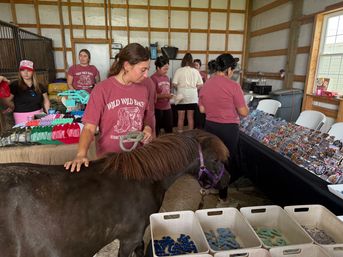 Goat Yoga Group Class on the Farm at Nashville Horse and Goat Yoga + Hat Bar Add-On image 5