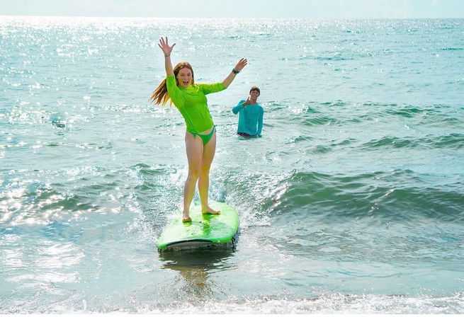 Sunkissed and Stoked: Group Surf Lessons & Beach Party Setup! image 2