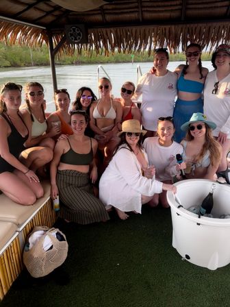 Bachelorette Tiki Barge Beach Party image 19