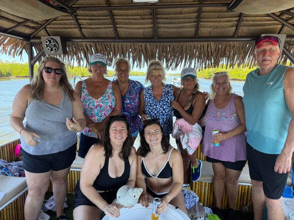 Bachelorette Tiki Barge Beach Party image 14