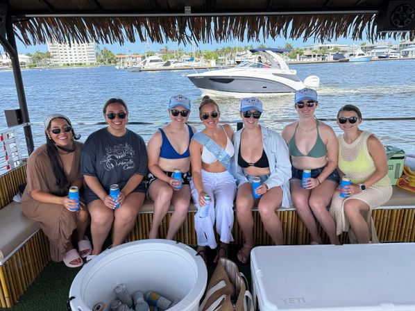 Bachelorette Tiki Barge Beach Party image 10