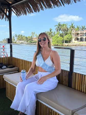 Bachelorette Tiki Barge Beach Party image 9