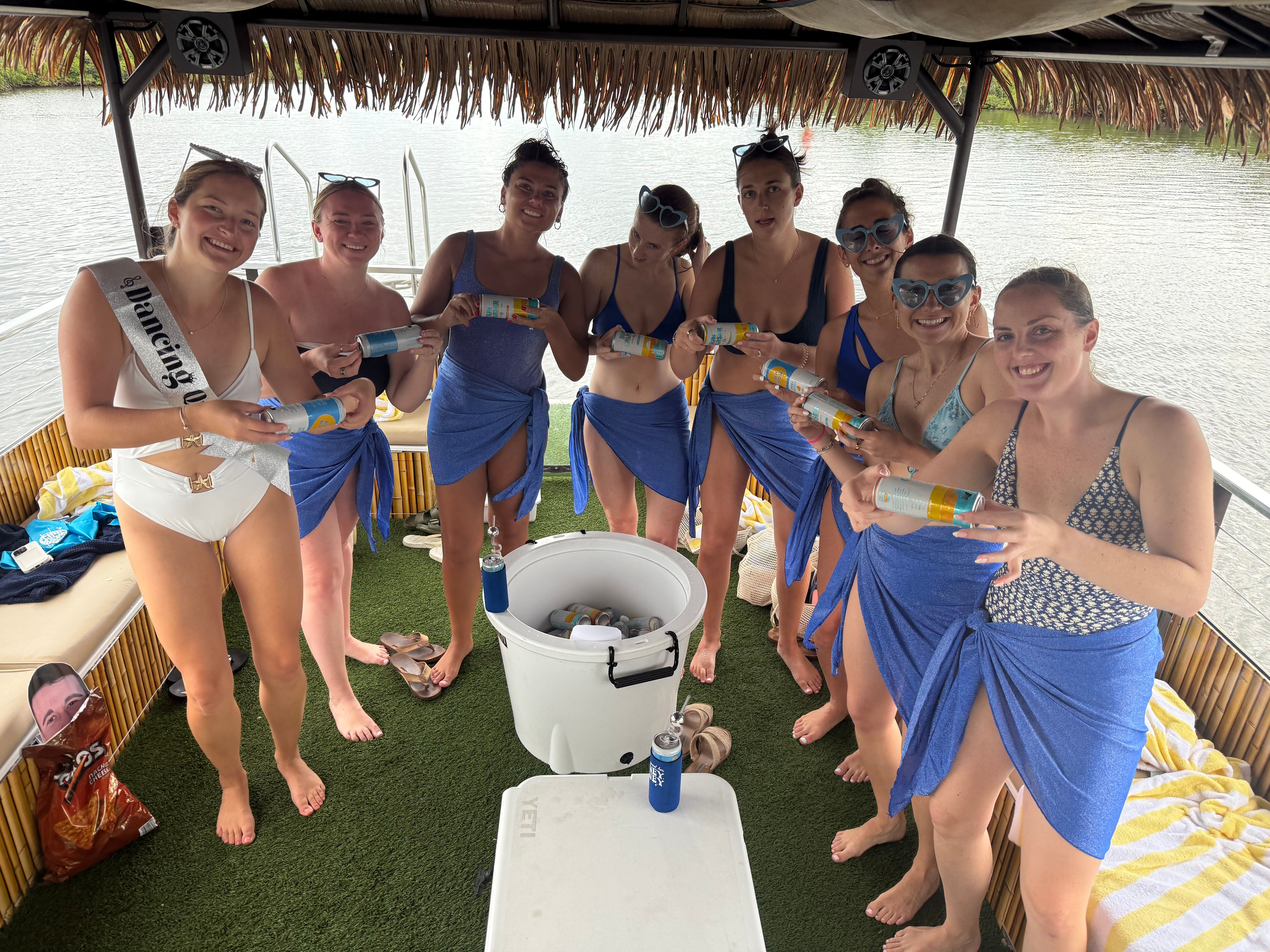 Bachelorette Tiki Barge Beach Party image 4