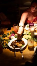 Private Dinner at your villa with Mixologist & Fire Show, Tulum image 3