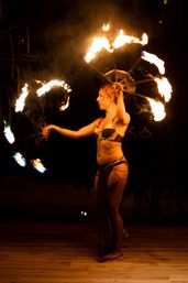 Private Dinner at your villa with Mixologist & Fire Show, Tulum image