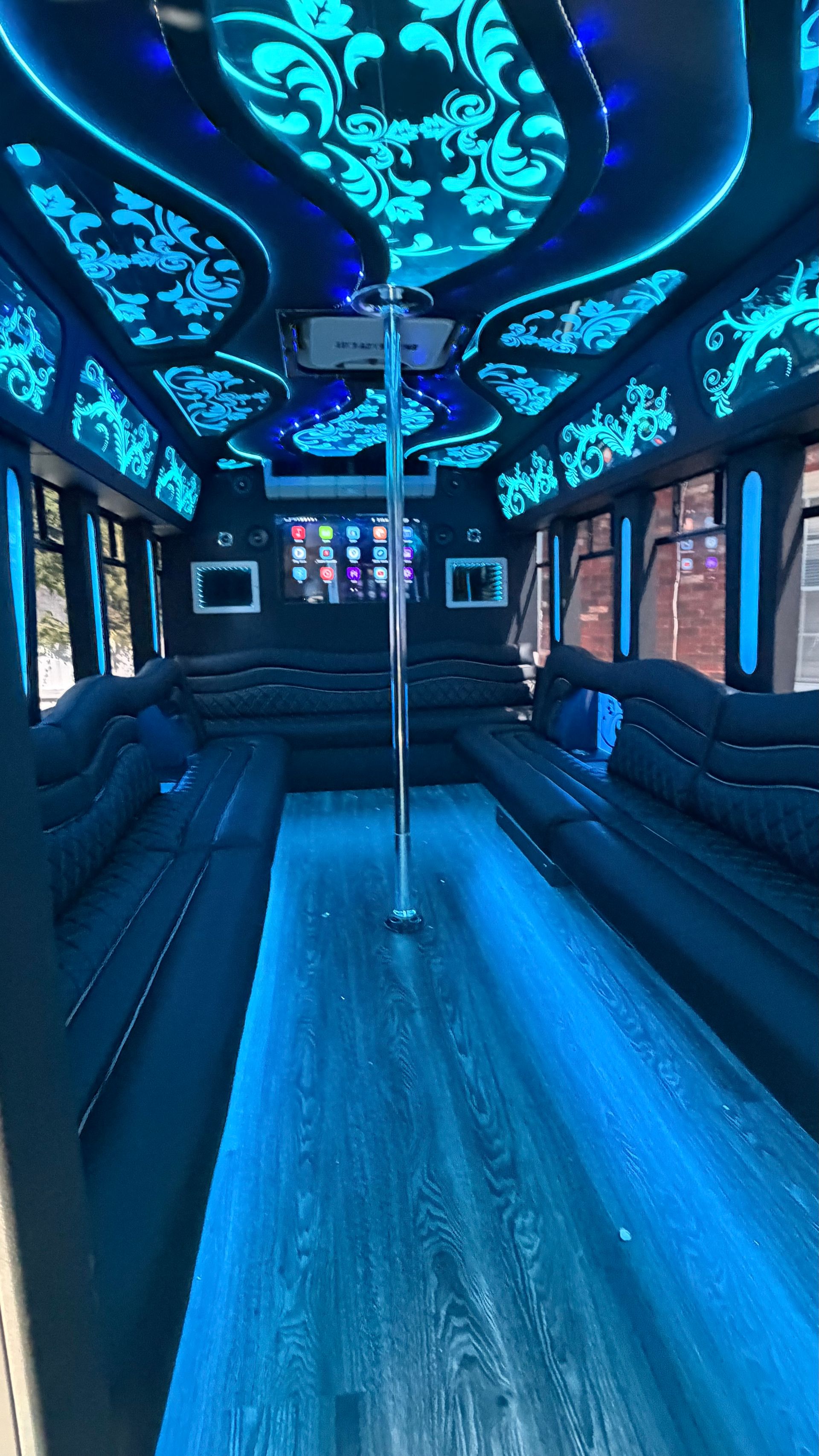 Nashville Party Bus with Karaoke and Custom Lights image 1