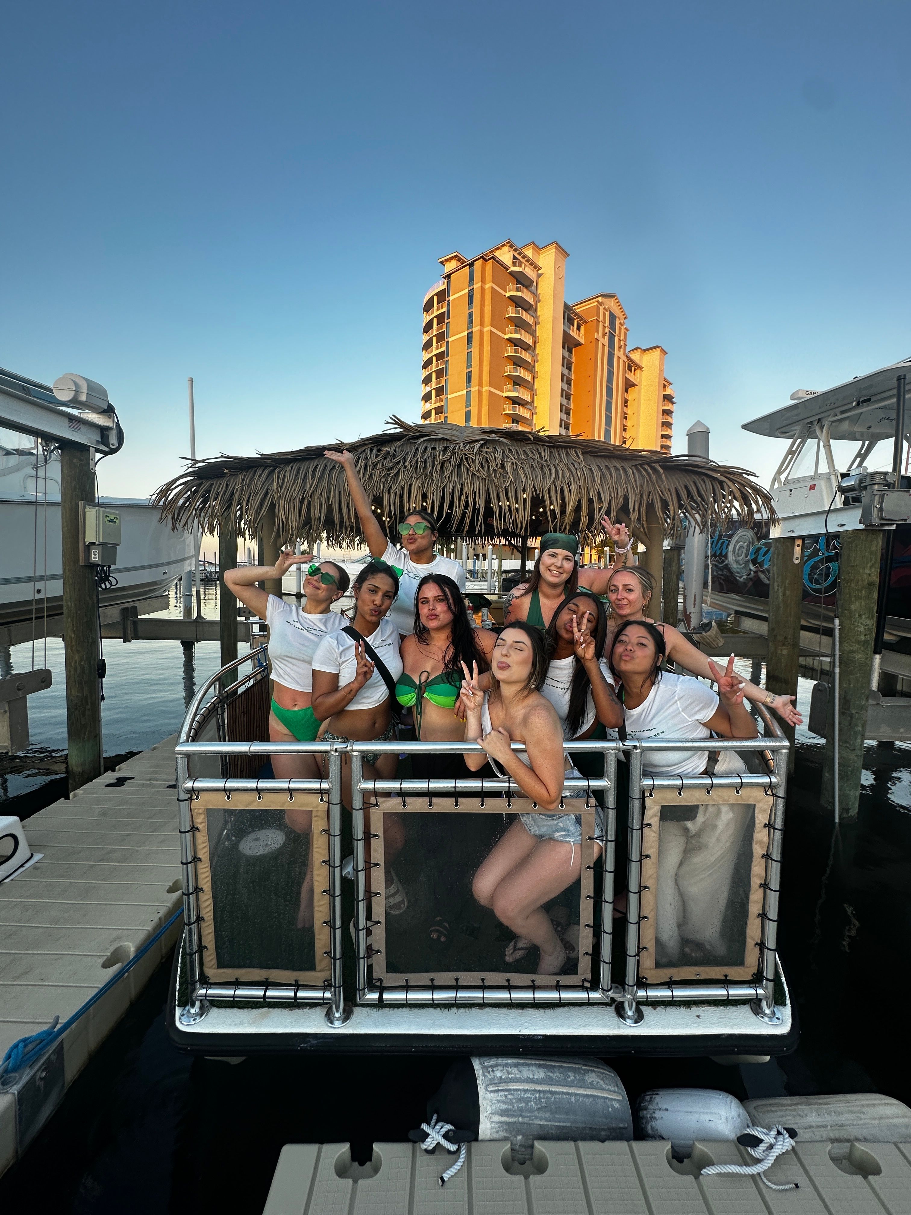 BEST Bachelorette Tikiboat Cruise in PCB to Shell Island image 4