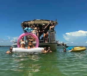 BEST Bachelorette Tikiboat Cruise in PCB to Shell Island image 5
