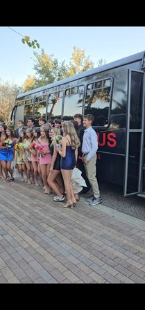 Luxury Party Bus Rental with Custom Bar image 8