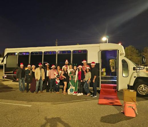 Luxury Party Bus Rental with Custom Bar image 9