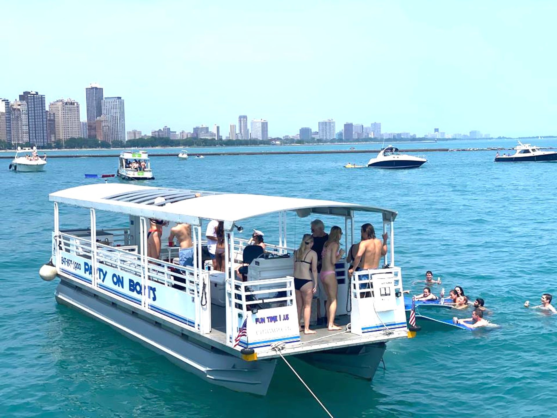Chicago Party on Boats , FunTime!  Up to 20 Passengers, BYOB, Unforgettable Fun! image 1